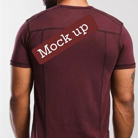 Buckle Black Burnout Men’s T-Shirts Maroon Size M - Picture 11 of 11